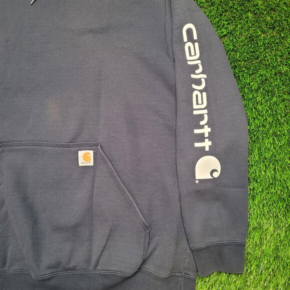 Carhartt Original Fit Logo Hoodie Sweatshirt Mens XL (Fits 2XL) - Picture 2 of 5